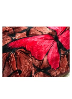 ماركة غير محددة بطانيه طبقتين وزن ثقيل حفر ليزر من القطيفه الناعمه للتدفئه مقاس كبير220×240  - Image 2