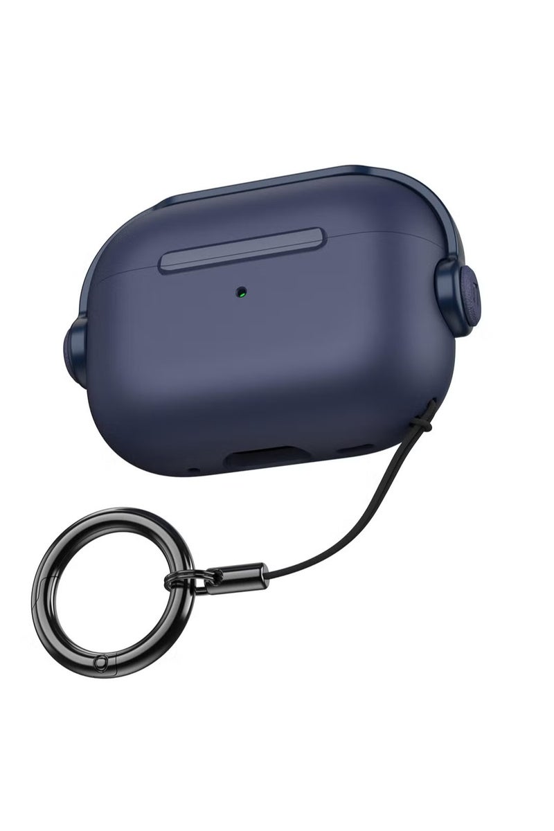 Anmi Anmi NEW Case for Airpod Pro 2 Case Cover with Lock, for Airpods Pro 2nd Generation Case, Shockproof Cover for AirPods Pro 2 Case Music Kid (Blue)