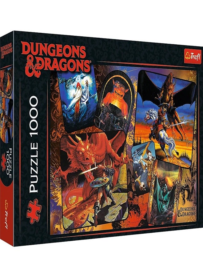 Trefl - PUZZLE The beginnings of Dungeons & Dragons - 1000 Pcs - 10739 - Image 1