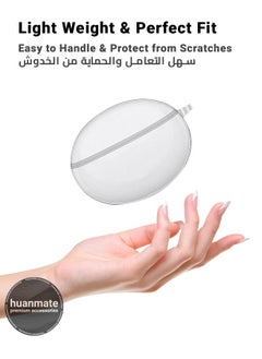huanmate Stylish Silicone Case Cover For Huawei FreeBuds 5i Clear  - Image 3