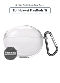 huanmate Stylish Silicone Case Cover For Huawei FreeBuds 5i Clear  - Image 1