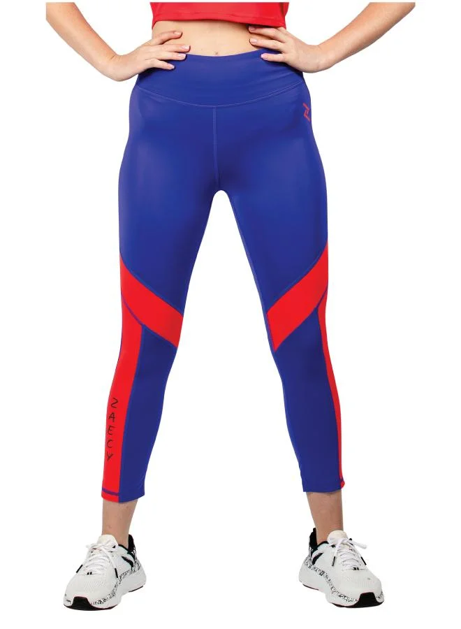 ZAECY Women's Mid-Rise Crop Leggings