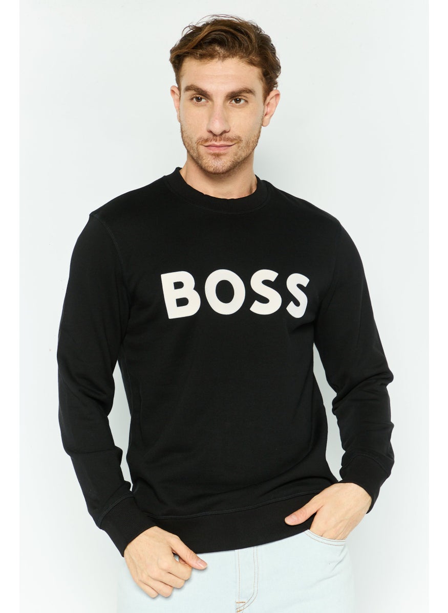 Men Crew Neck Long Sleeves Brand Logo Sweatshirt, Black Combo - pzsku/Z9DE58CE8E1110A690A94Z/45/_/1738678724/bf1f150e-c386-4c82-b6c1-9e37bc15cc7c