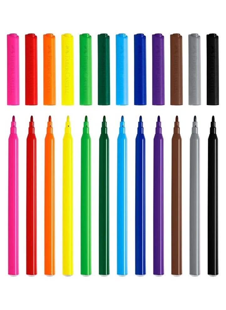 Faber Castell Color Marker 12 Colors