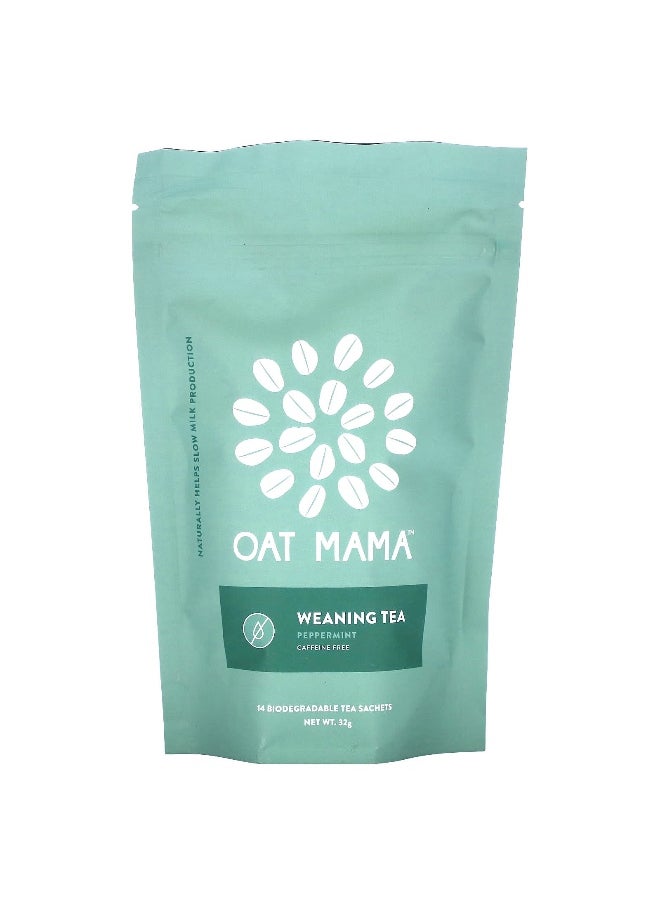 Oat Mama Oat Mama, Weaning Tea, Peppermint, Caffeine Free, 14 Sachets, 32 g  - Image 1