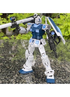 Gundam HG Attack Free Heresy Jim Spartan Mark Rabbit MK-II Riding Model Mecha Assembled Toy-Color:012-3-Base Color GTO Yuan Zu-Platform/Water Sticker
