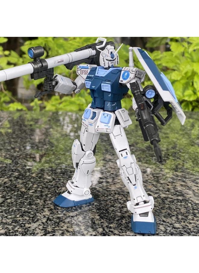 Generic - Gundam HG Attack Free Heresy Jim Spartan Mark Rabbit MK-II Riding Model Mecha Assembled Toy-Color:012-3-Base Color GTO Yuan Zu-Platform/Water Sticker - Image 1