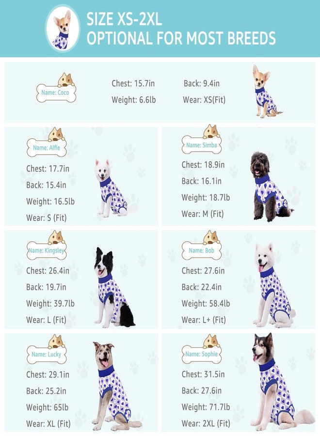 comwish Small Recovery Suit for Dogs, Post Surgery Protective Wear with Pee Hole, Unisex Pet Surgical Vest for Wound Care, After Female Spayed/Male Neutering Healing - Image 4