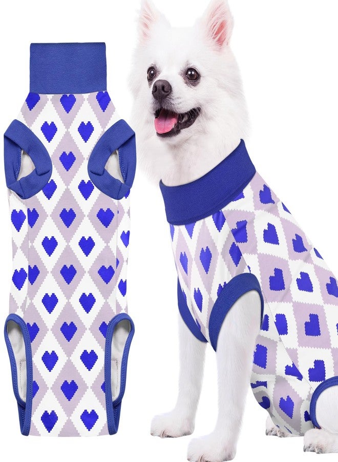comwish Small Recovery Suit for Dogs, Post Surgery Protective Wear with Pee Hole, Unisex Pet Surgical Vest for Wound Care, After Female Spayed/Male Neutering Healing - Image 1