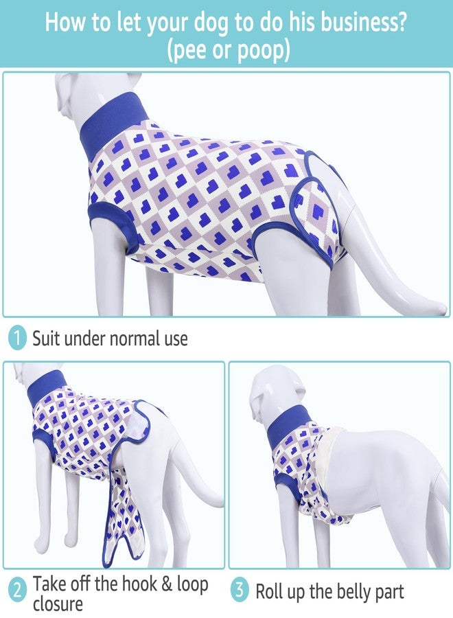 comwish Small Recovery Suit for Dogs, Post Surgery Protective Wear with Pee Hole, Unisex Pet Surgical Vest for Wound Care, After Female Spayed/Male Neutering Healing - Image 5