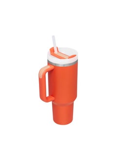 Stanley 40 oz Tumbler with Handle Straw Lid, Insulated Cup Stainless Steel Vacuum Reusable Keep Cold Ice Water Travel Mug for Gifts for Women Men Lovers,  - Image 2