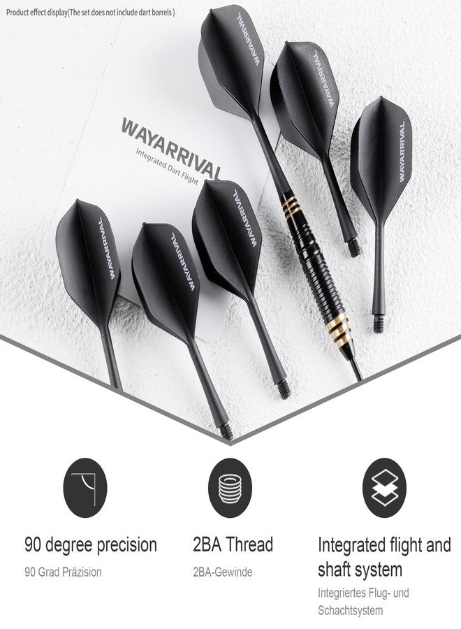 WayArrival Integrated Dart Flights and Shafts, 6 Pack, 2BA Fit - Image 4