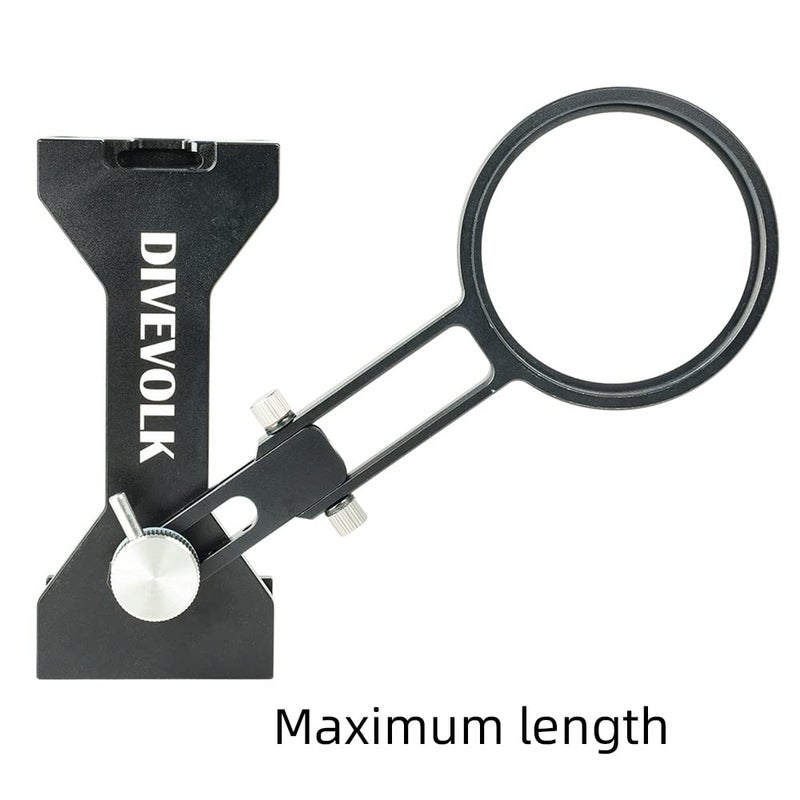 DIVEVOLK Expansion clamp for seatouch 4 max housing Including Red Filter/Purple Filter +Clamp+Conversion Ring - Image 2