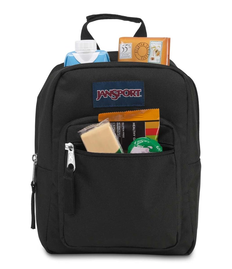 JanSport Big Break Insulated Lunch Bag - Small Soft-Sided Cooler Ideal for Class, Work, or Meal Prep, Black - Image 2