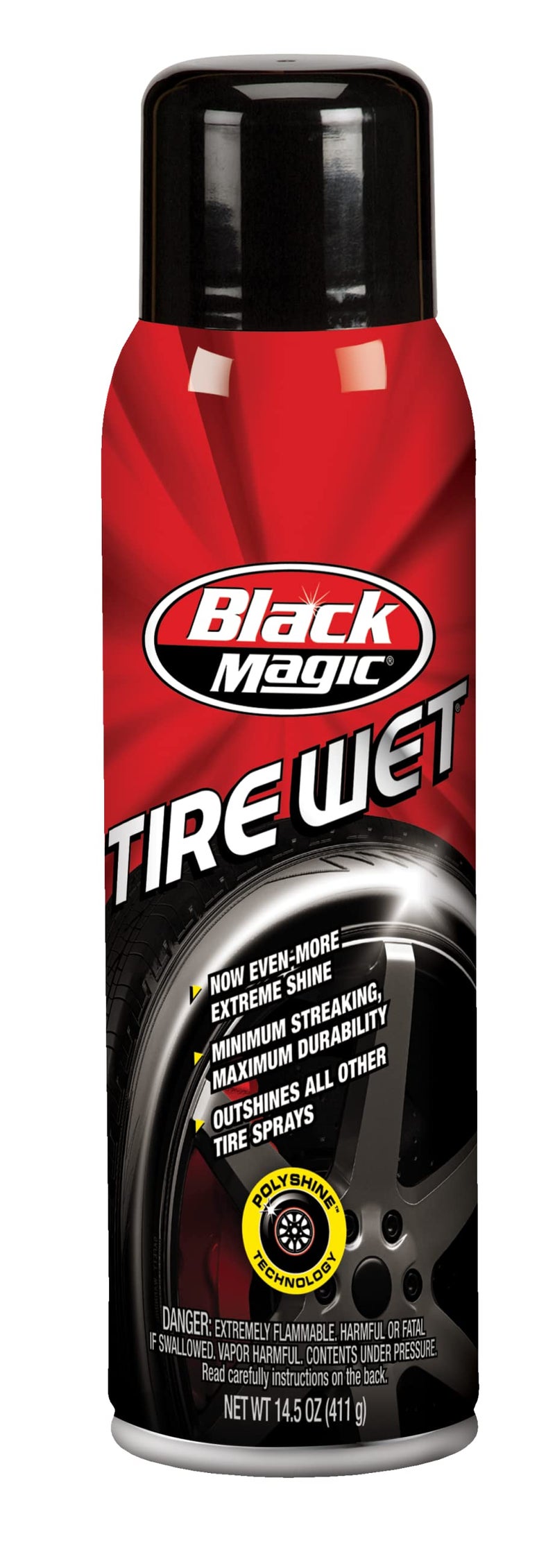 Black Magic (BC23220-6PK) Tire Wet Dressing - 14.5 oz. Aerosol, (Pack of 6) - Image 2