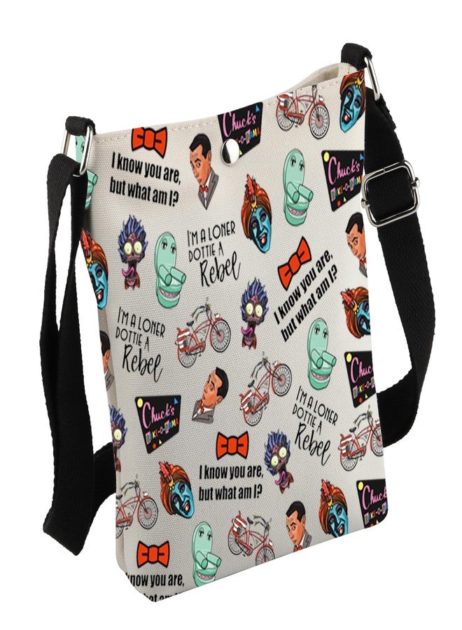 MNIGIU Herman Merchandise Herman Crossbody Bag for Fans In Memorial of Herman Gift (What am I Bag) - Image 1
