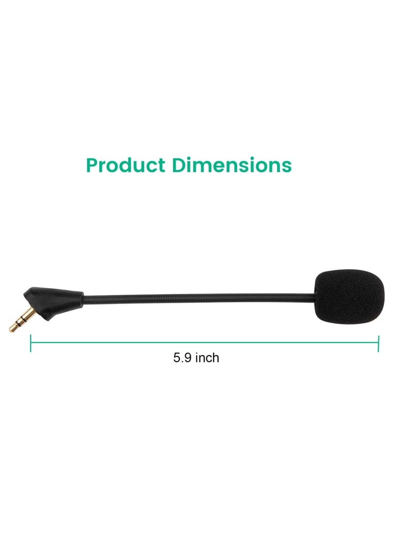 ميكروفون بديل لسماعة الألعاب HyperX Cloud 2 مقاس 3.5 ملم مع ذراع ميكروفون (إصدار جديد بعد 2021) - Image 4