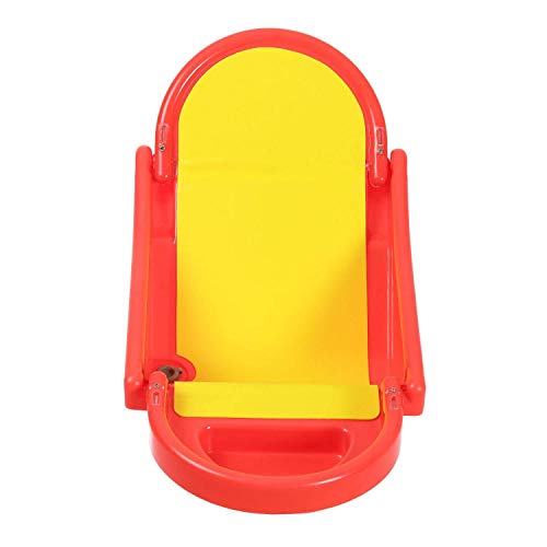 Maanit Foldable Plastic Baby Bath Tub with Anti Slip Base (Red) - Image 2