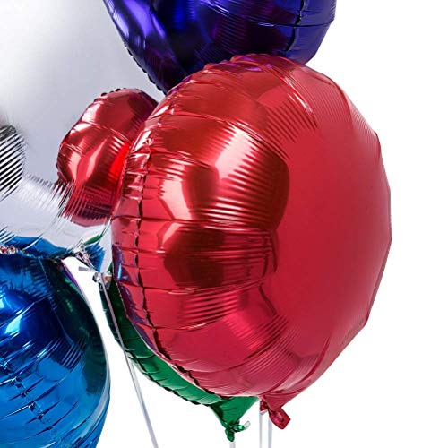 MOWO 50pcs/lot Round Shape Foil Mylar Helium Balloon 18" Balloon Birthday Party Decoration Foil Balloons - Image 4