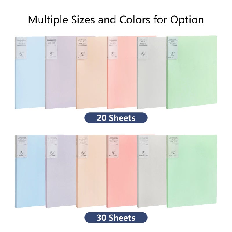 A4 Size Document Organizer: 30 Sheet High Transparency PP Material Waterproof & Easy Clean Round Corner Presentation Book for Office School Home Document Storage - Image 3