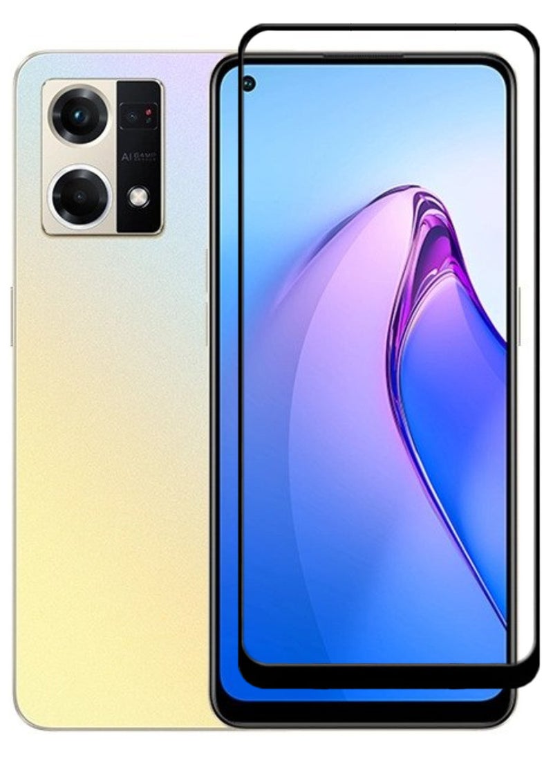 ACLIX Antistatic ESD Dustproof Premium Quality High Definition Tempered Glass Screen Protector Designed For Oppo Reno8 4G - Image 1