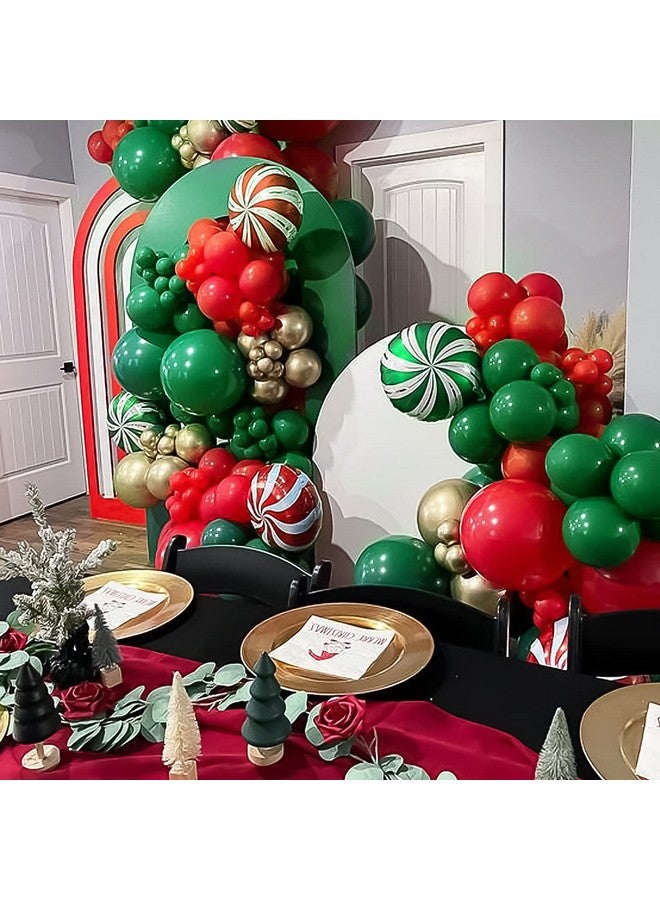 RUBFAC 129pcs Dark Green Balloons Different Sizes 18 12 10 5 Inches Emerald Green Latex Balloon Garland Arch for Masquerade Party Decorations Birthday Baby Shower Wedding Safari Jungle Party Supplies - Image 4