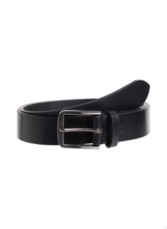 Calvin Klein Jeans Men's Classic Flat Belt, Black - Leather  - Image 1