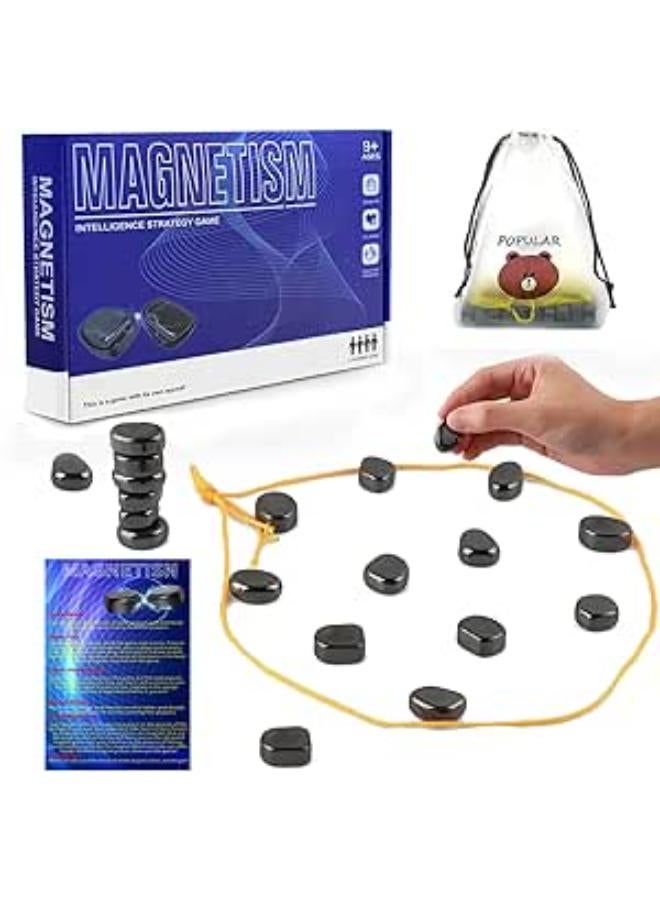 لعبة شطرنج مغناطيسية للأطفال، لوحة مع حبل لعب، للبالغين (أ)
