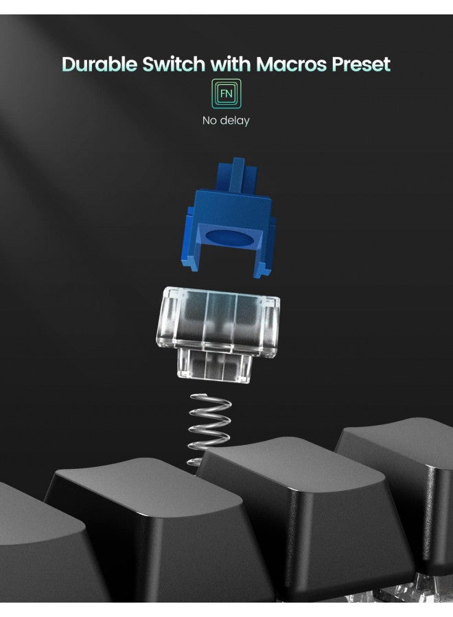 Vaydeer 4 Fully Programmable Keys with Floating Window and Macro Multifunctional Keypad, One-Handed Mechanical Keyboard Support NKRO, Hotkeys, One-Click Start, Compatible with iOS,Windows - Image 5