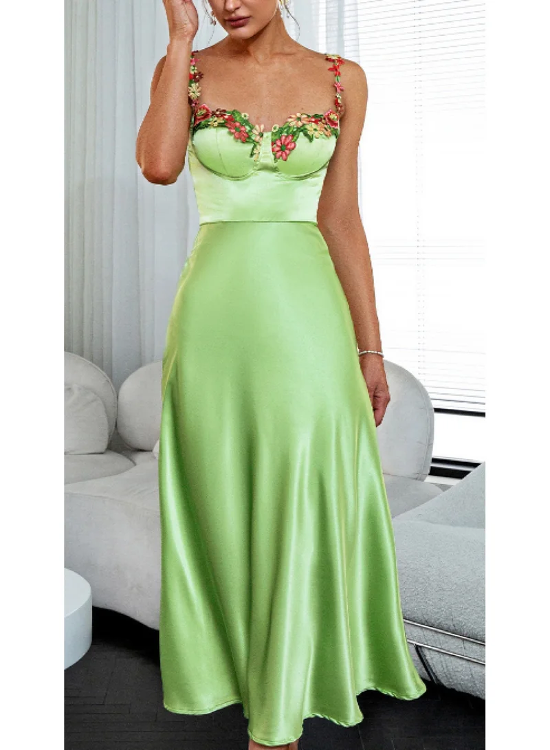 SIMPLEE Women's Summer Elegant DressLight & Comfortable Lightweight Cotton Blend Perfect for Outings