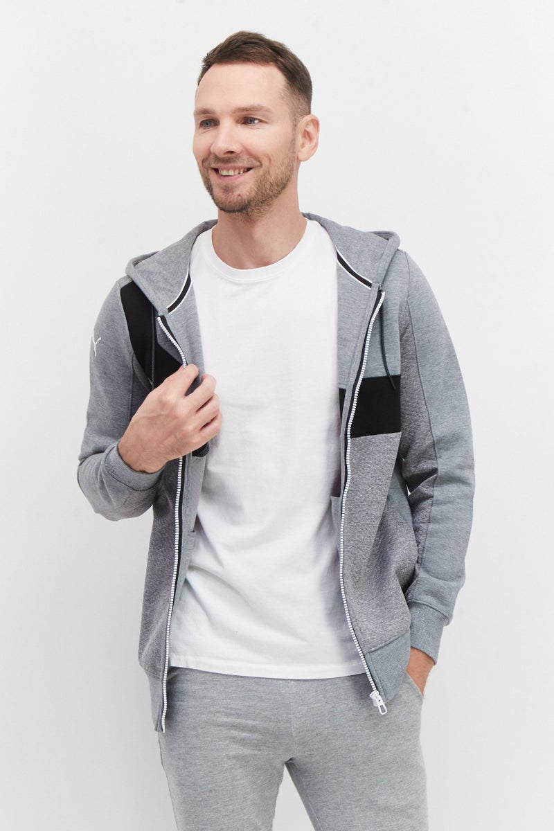 PUMA Men Sporswear Fit BMW Motorsport Outdoor Sweatshirt, Grey - Image 1