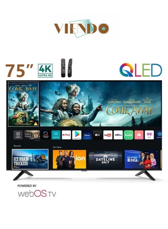 فيندو شاشة 75 بوصة ويب اوس سمارت 4K QLED V75Q2 - Image 1
