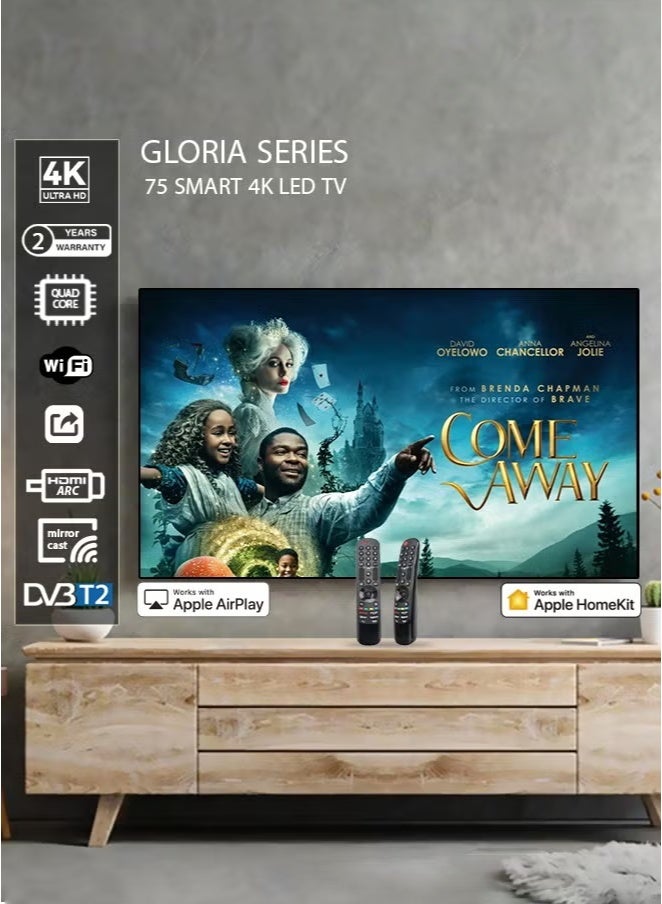 فيندو شاشة 75 بوصة ويب اوس سمارت 4K QLED V75Q2 - Image 3