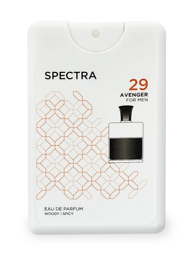 Spectra Pocket 029 Avenger Eau De Parfum For Men - 18ml  - Image 2