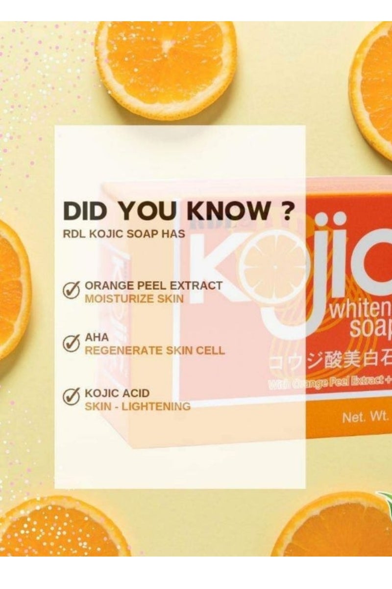 RDL 3 Piece Kojic Whitening Soap 150 grams - Image 3