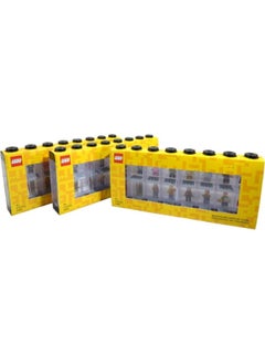 LEGO Minifigure Display Case (Large 3-Pack Black)