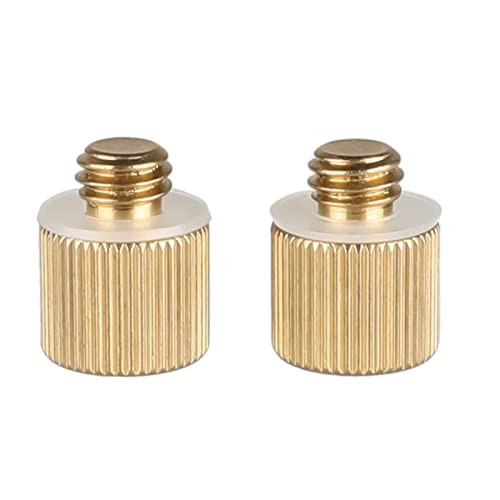 CAMVATE 1/4"-20 Female Threaded Adapter to 3/8"-16 Male Threaded Post(2 Pieses) - 1243 - Image 1
