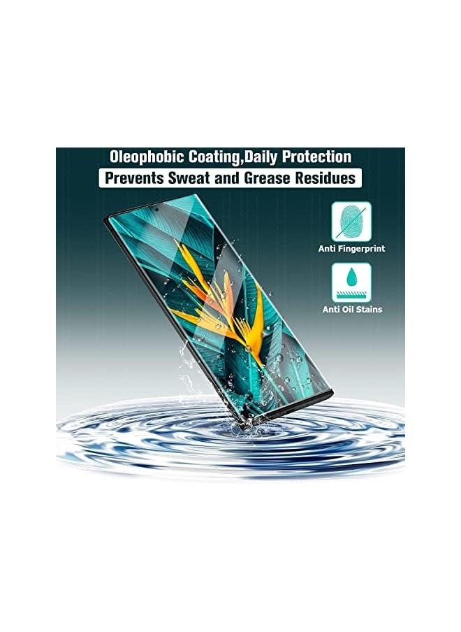PROMASS - [2+2 Pack]Galaxy S23 Ultra Screen Protector with Camera Lens Protector, 9H Hardness 3D Curved HD Glass, Fingerprint Unlock, Easy Install, Scratch Resistant, for Samsung Galaxy S23 Ultra 5G - Image 1