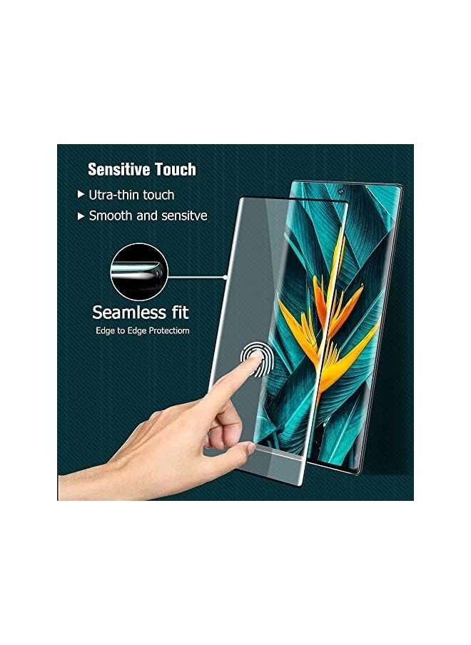 PROMASS - [2+2 Pack]Galaxy S23 Ultra Screen Protector with Camera Lens Protector, 9H Hardness 3D Curved HD Glass, Fingerprint Unlock, Easy Install, Scratch Resistant, for Samsung Galaxy S23 Ultra 5G - Image 1