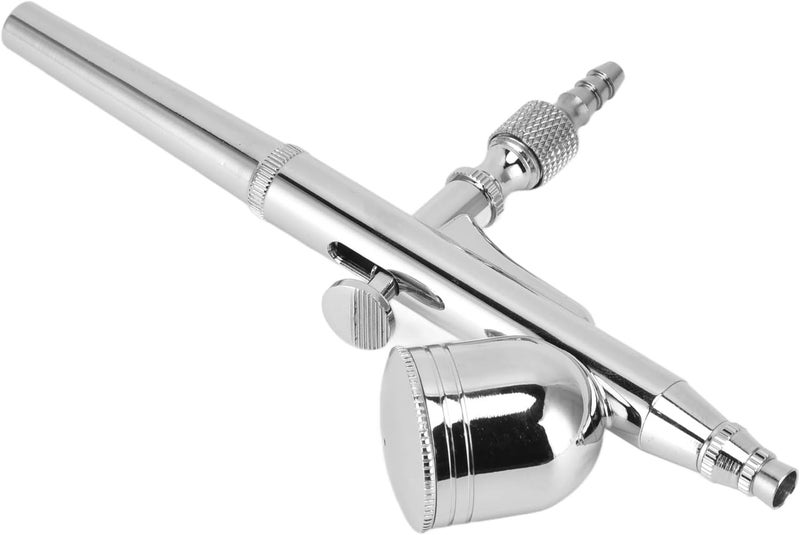 Zopsc Airbrush Kit, Stainless Steel Dual Action Airbrush Pen, Small Gravity Feed Spray Pen for Temporary Tattoo Cake - Image 2