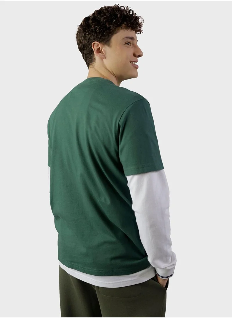 امريكان ايجل Graphic Crew Neck T-Shirt