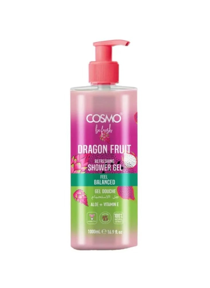 COSMO Refreshing Dragon Fruit Shower Gel 1000Ml 