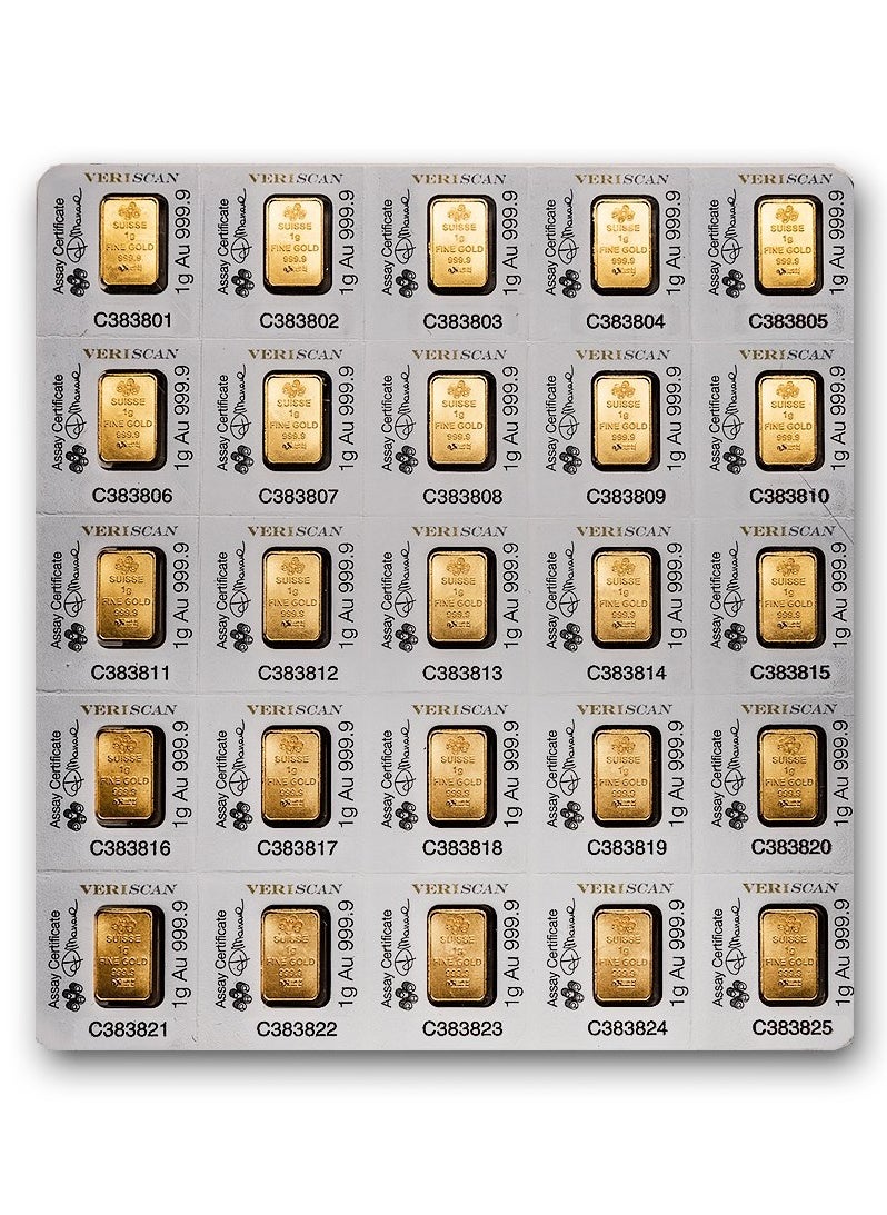 PAMP Suisse MultiGram Gold 25 x 1 gram 9999 - pzsku/Z9DE73F9DA4B11F5F190CZ/45/_/1710143007/227d27ab-4995-4e55-bc30-7091b79968e7