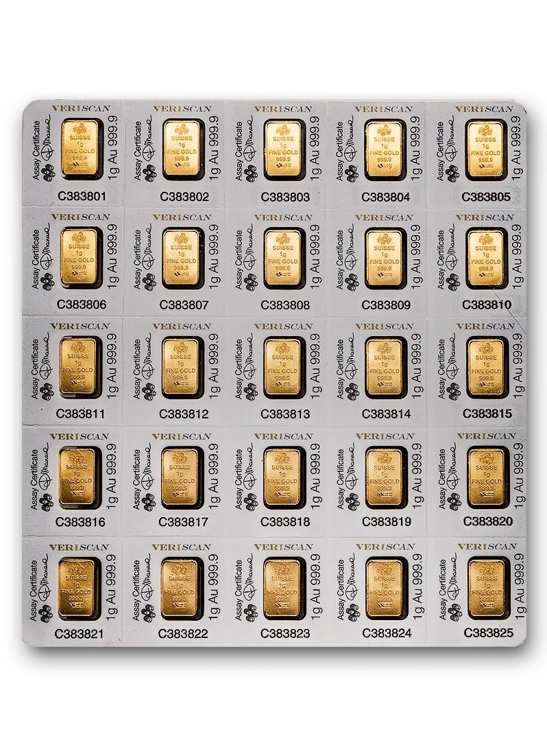 PAMP Suisse MultiGram Gold 25 x 1 gram 9999 - Image 2