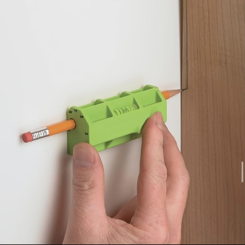 Precision Plastic Horizontal Line Marker Fine Point Left Handed Measuring Layout Tool ABS - Image 1