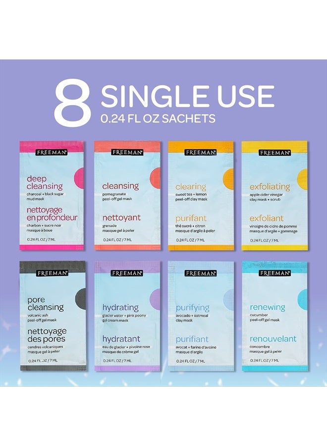 Freeman Limited Edition Renew & Relax Facial Mask Kit, Variety Face Mask Set, 12 Piece Valentine's Day Gift Set, Perfect For Wife, Spouse, Significant Other, Girlfriend, or Daughter - Image 4