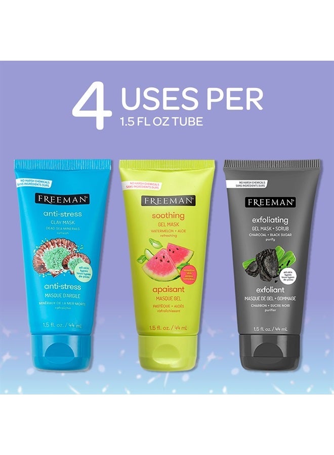 Freeman Limited Edition Renew & Relax Facial Mask Kit, Variety Face Mask Set, 12 Piece Valentine's Day Gift Set, Perfect For Wife, Spouse, Significant Other, Girlfriend, or Daughter - Image 5