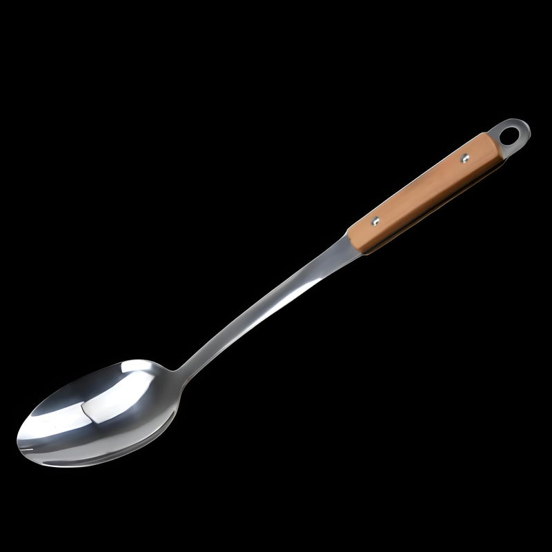 Amillee Stainless Steel Serving Spoon Set for Dining Table/Kitchen, Big Cooking Spoons for Serving and Cooking Gravy Rice Pasta sabzi, Chamcha, Dining Tableware (Kitchen Spoon) - Image 1
