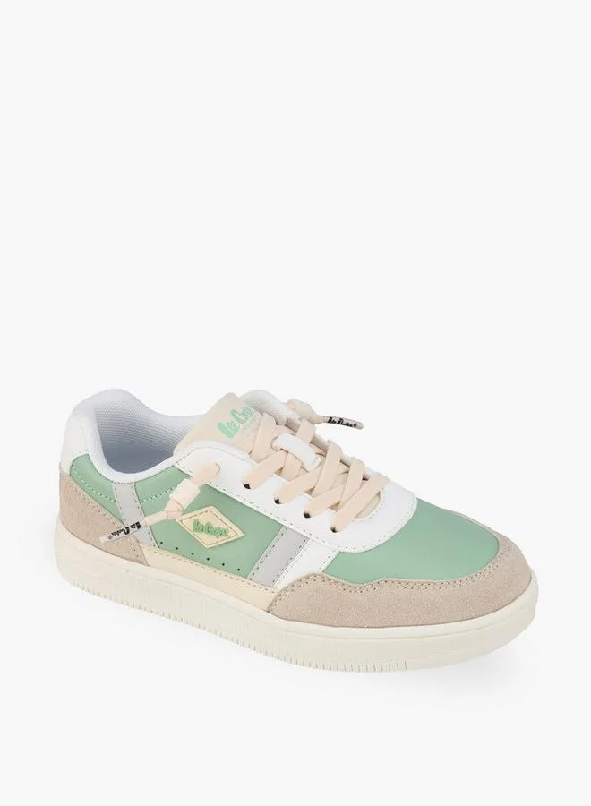 لي كوبر Girls Lace-Up Ankle Sneakers