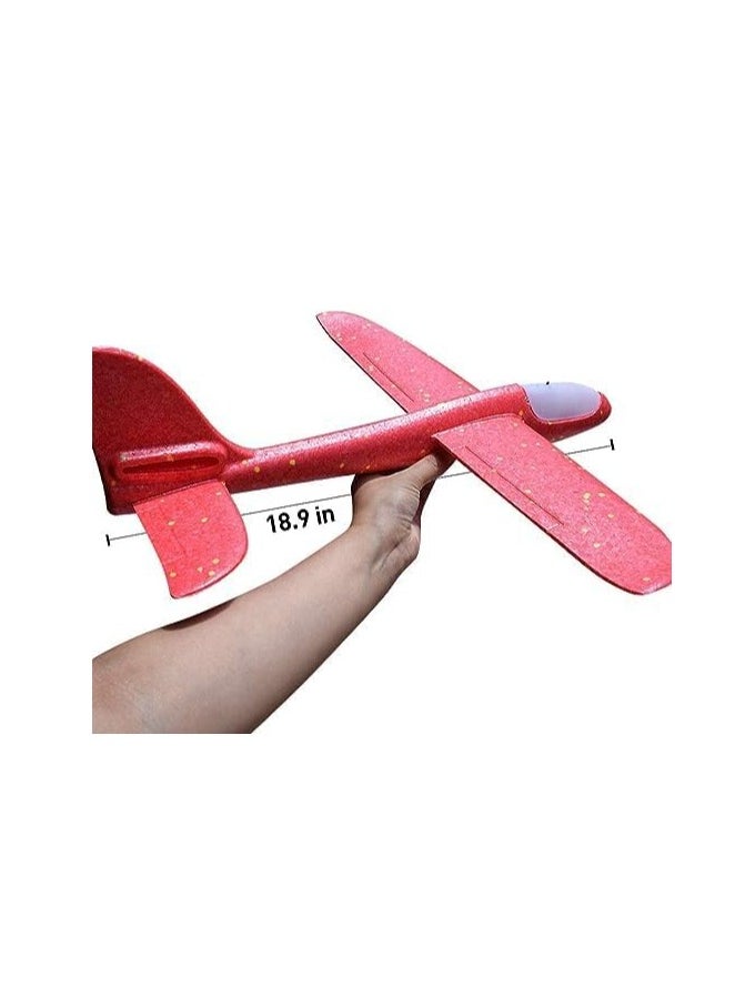 Generic Inertia Glider Foam Toy/Hand Throw Launcher Toy - Model L, (Red)  - Image 4
